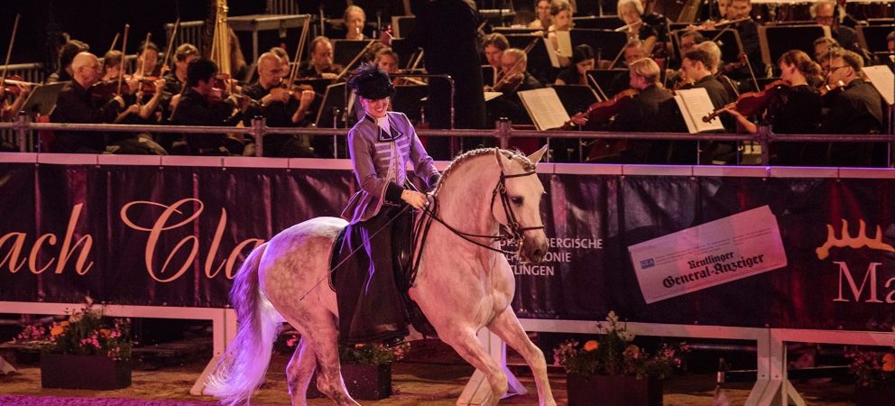 Anja Beran and team at the Marbach Classics 2017